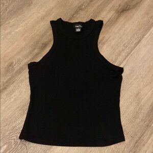 Rue21 Black Fitted Sleeveless Tank Top